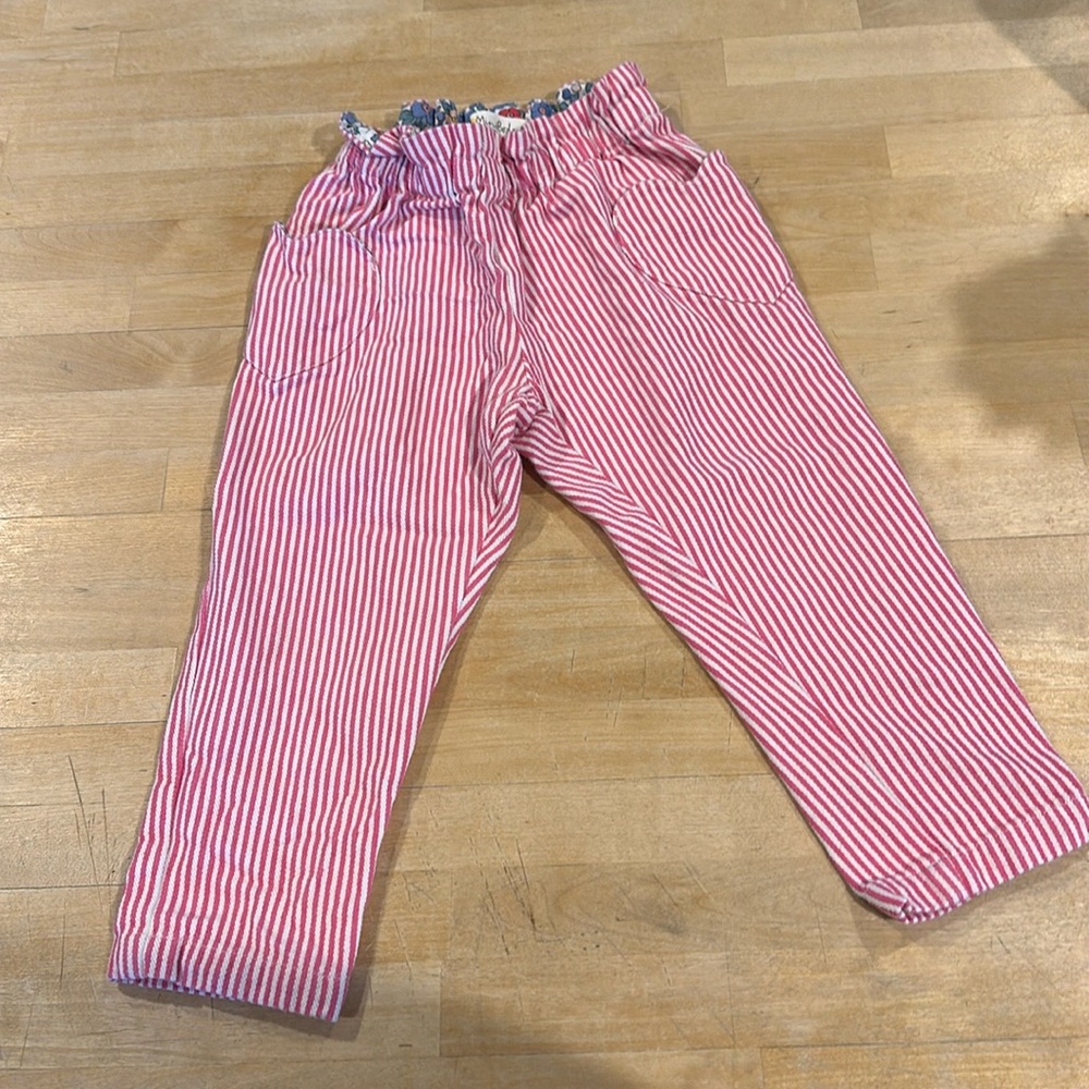 Mini Boden Girls Heart Pocket Pants 3T